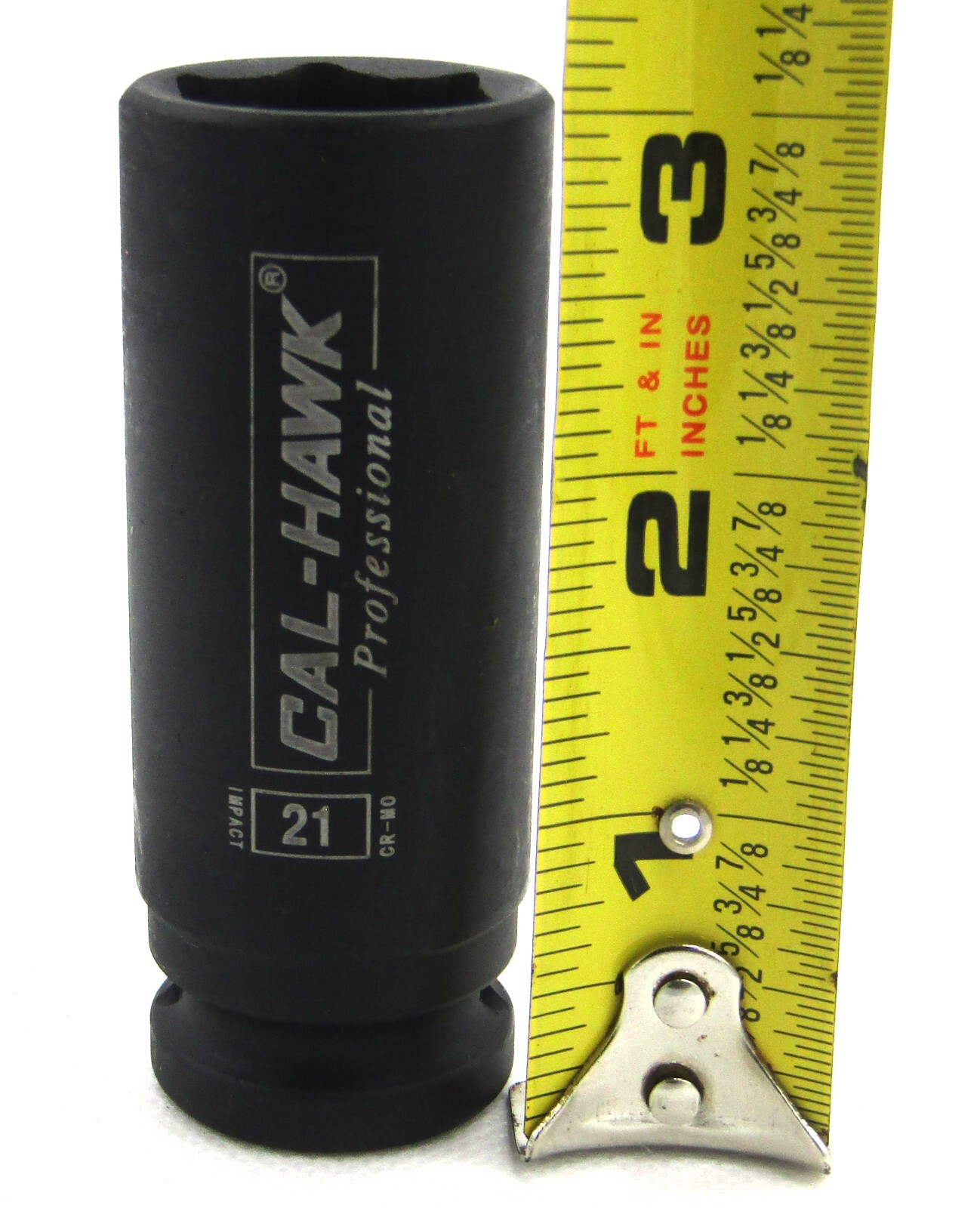 1/2" Drive 21 MM" DEEP IMPACT SOCKET 6 POINT CR-MO