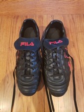 Mens Fila Soccer Foitball Cleats Shoes Size 13 Black Used