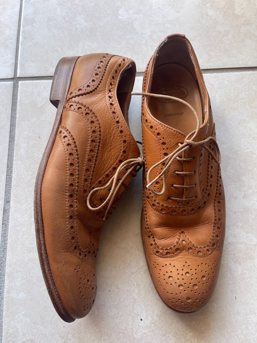 Church's Shoes Mens 39 Brown Brogues Burwood Leather Dress
