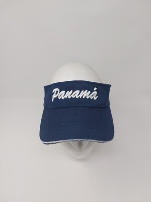 Panama Strap Back Visor Hat Adjustable Mega Sport Cap