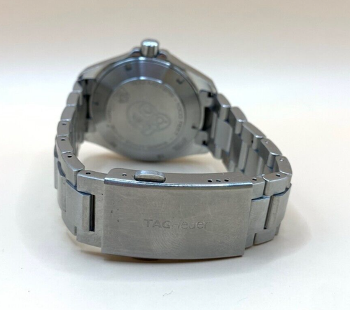 TAG Heuer Aquaracer Men's Black Stainless Steel Men's Watch WAY1110 - Picture 7 of 16