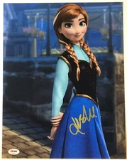 KRISTEN BELL as ANNA SIGNED 11X14 PHOTO  (FROZEN, VERONICA MARS) PSA DNA COA