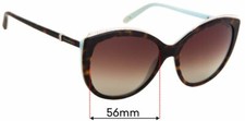 SFx Replacement Sunglass Lenses fits Tiffany  Co TF 4134-B - 56mm Wide