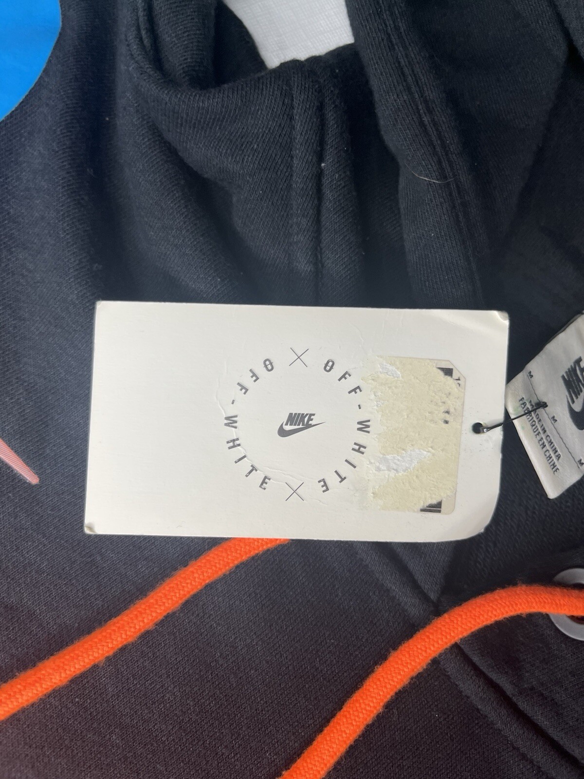 OFF WHITE X NIKE NikeLab x OFF WHITE Mercurial NRGX Felpa con Cappuccio Uomo Medium Nuova Autentica