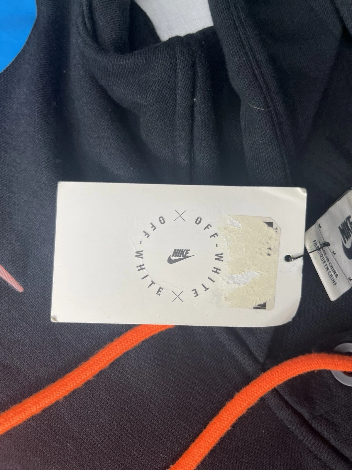 NikeLab x OFF WHITE Mercurial NRGX Felpa con Cappuccio Uomo Medium Nuova Autentica