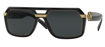 Occhiali da Sole Versace MEDUSA ICON VE 4399 Black/Grey 58/18/145 uomo |  eBay