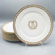 Louis Philippe Sevres Service Des Princes Dinner Plates 9 5/8" 1846 Set of 8- #2