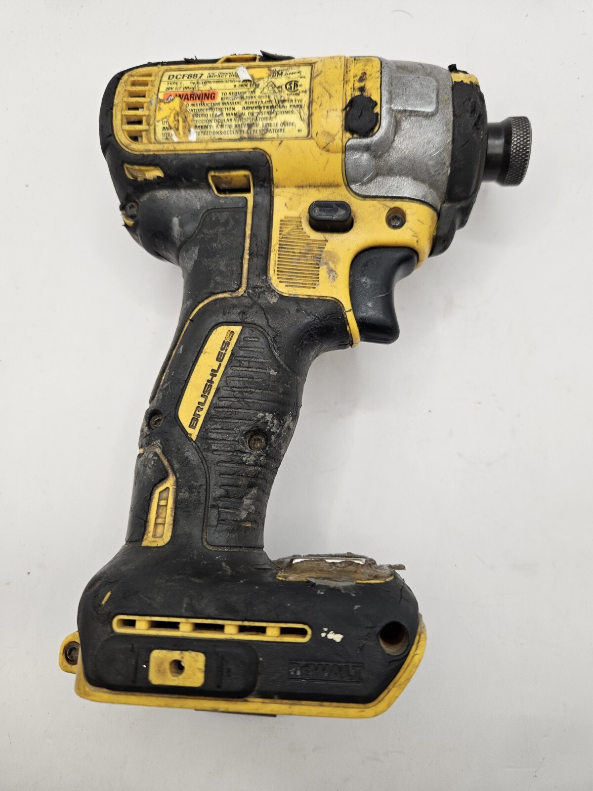 Dewalt DCF887 1/4"20V Max XR Brushless Impact Driver W/3Ah Battery