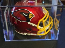 RONDALE MOORE Signed Arizona Cardinals Flash Alternate Mini Helmet (JSA SD COA)