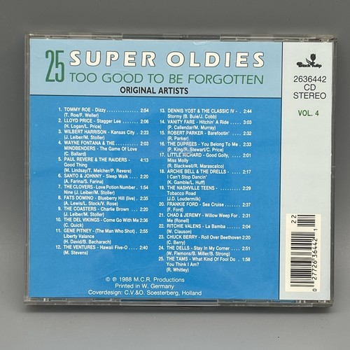 25 Super Oldies Vol 1. - 4. 4 CDBundle | Zustand gut - Bild 9 von 9