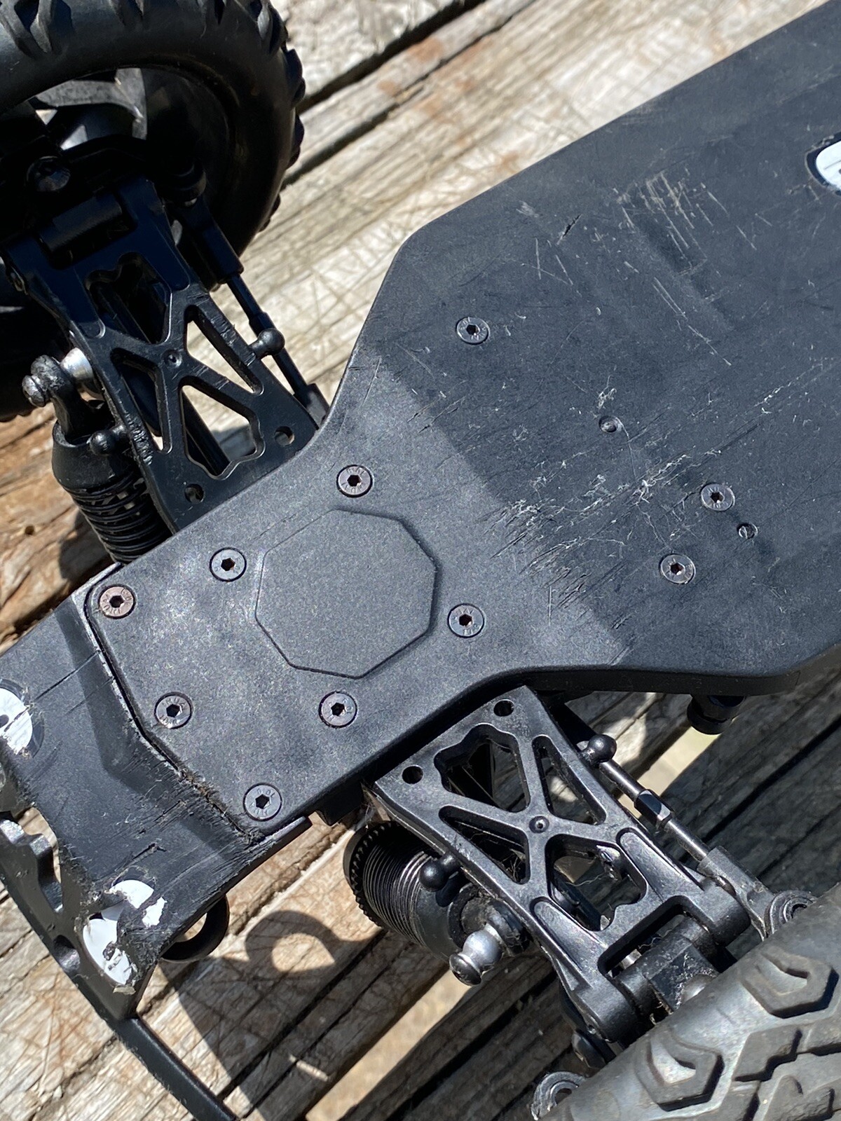 Redcat Racing Blackout XTE Monster Truck Chasis - As Is For Parts