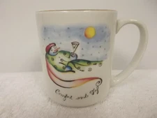 Rosanna Christmas Holiday Comfort & Joy Snowman Porcelain Coffee Tea Cup Mug