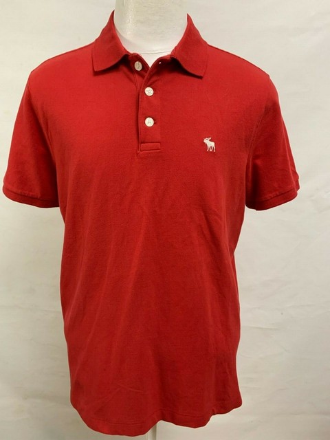 ABERCROMBIE SLIM FIT COTTON SHORT SLEEVE POLO SHIRT SIZE XL Z19-24 | eBay