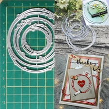 Circle Metal Cutting Dies Scrapbooking Paper Crafts Embossing Stencil Die Cut
