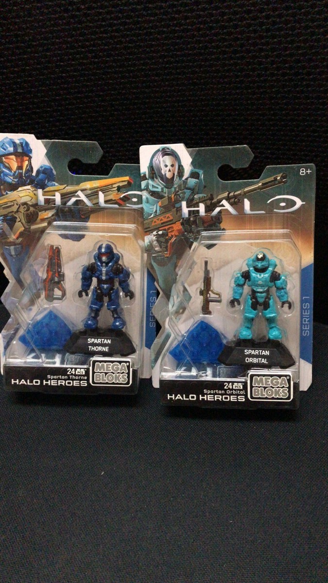 Mega Bloks - Halo Heroes Series 1 - spartan ORBITAL& Spartan