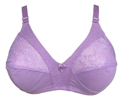 Soutien gorge 85D sans armatures violet lingerie femme grande