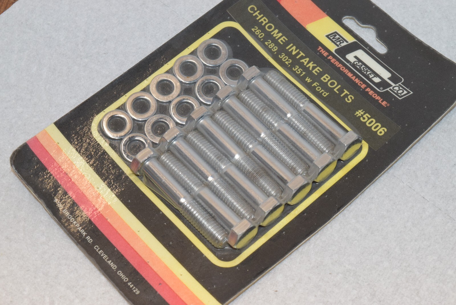 Engine Intake Manifold Bolt SetIntake Bolt Kit Mr Gasket 5006 for sale