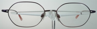 NEOSTYLE Brille Brillengestell Rosa Lila Damen Leicht Metall NEU