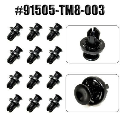 100x Under Cover Retainer Clips 91505TM8003 For Honda Bumper Wheel