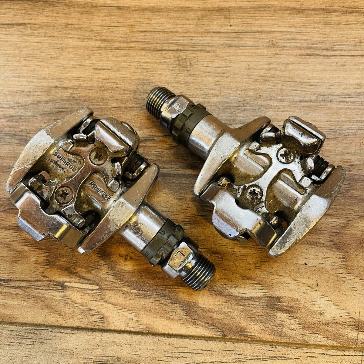 Shimano PD-M747 Clipless Mountain Bike Pedals No Cleats | eBay