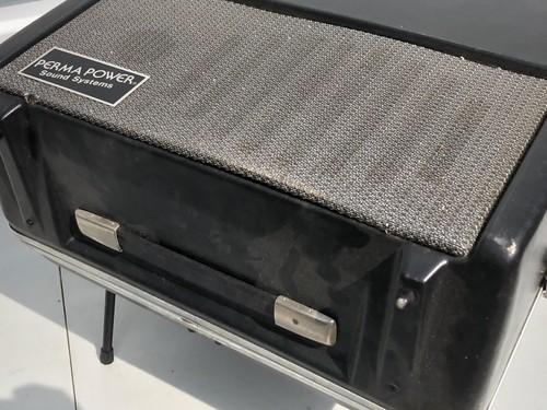 Vintage Perma Power Roving Rostrum Portable PA Microphone Speaker Model S122 - Picture 8 of 13