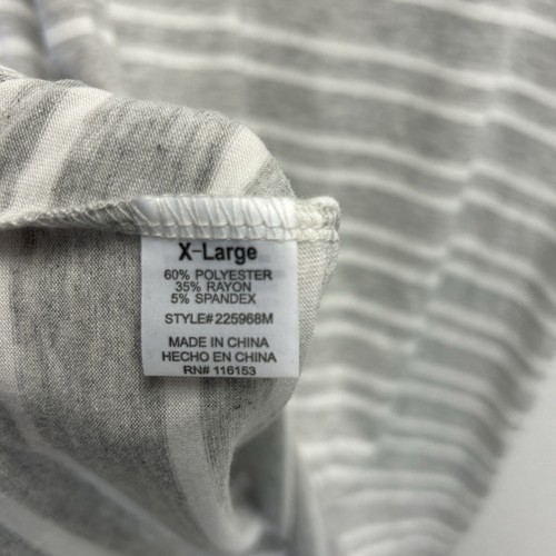 Thyme & Honey grau gestreiftes Midikleid mit maritimem Bindeband Gr. XL. Resort, sportlich - Bild 7 von 11
