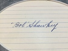 Bob Shawkey Signed Autograph 1927 New York Yankees Bronx Bombers Murderer’s Row
