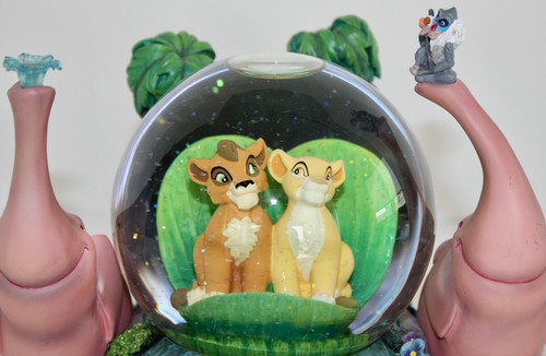 NIB Lion King II Simba’s Pride Musical Snowglobe Waterglobe Glitter Globe Disney - Picture 3 of 12