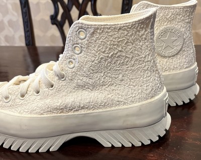 Converse Chuck Taylor All Star Lugged 2.0 Jacquard Egret Sneaker Boot Shoes NEW
