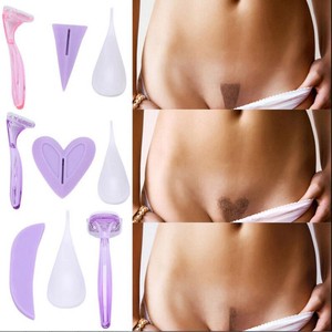 HOT SEXY LADY PRIVATES SHAPE HEART BIKINI INTIMATE SHAVING STENCIL PUBIC HAIR | eBay