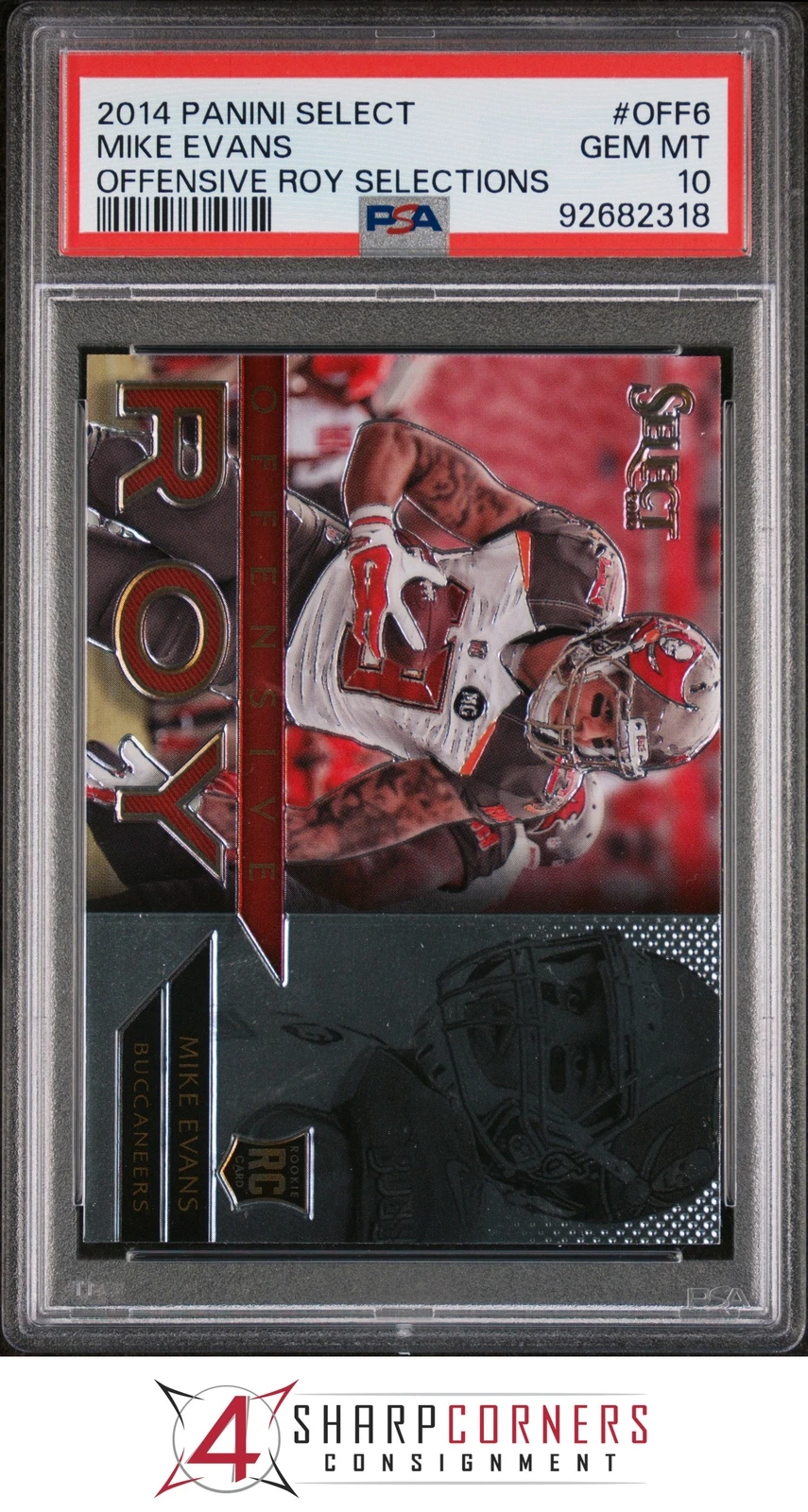 Mike Evans Panini Select Offensive Roy Selections #OFF6 Base