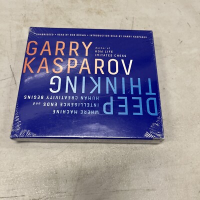 New Audiobook DEEP THINKING by Garry Kasparov Sealed CDs Artificial Intelligence