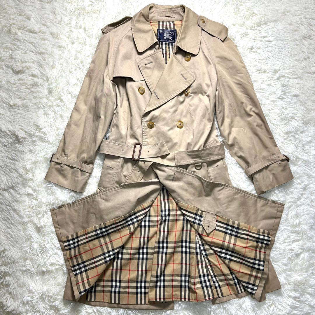 Burberry Plus Size Trench Coat Nova Check Beige XL 2XL 54 Belted