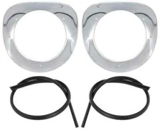 55 56 57 Chevy Truck Headlight Bezels 1955 1956 1957 NEW