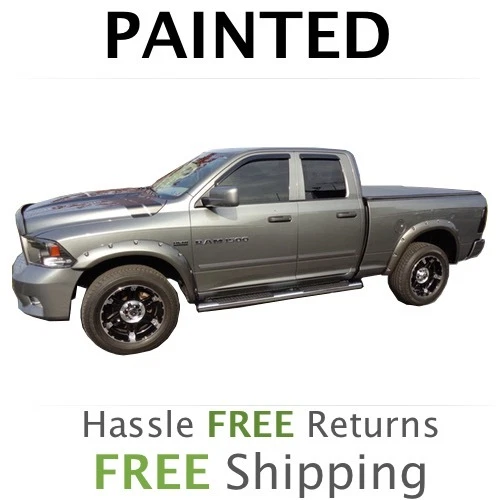 NEW Fits: 2015 Dodge Ram 1500 Fender Flares Painted to Match - Pocket Style Foto 4 de 4