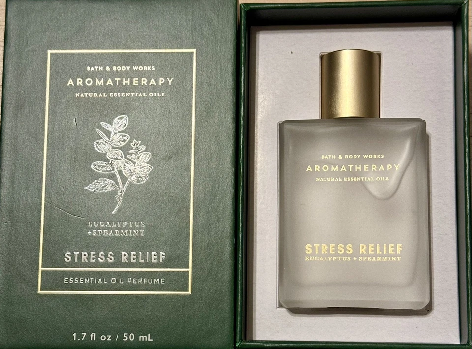 NUEVO PERFUME BATH & BODY WORKS AROMATERAPIA ALIVIO DEL ESTRÉS EUCALIPTO MENTA VERDE Foto 2 de 3