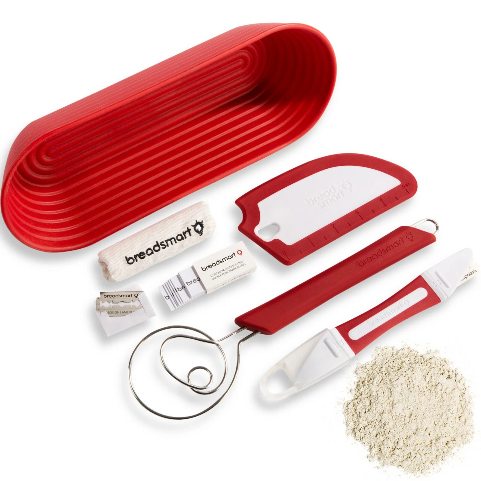Breadsmart Bread Making Kit – 5-Piece Tool Set to Make Homemade Bread - RED
Opens in a new window or