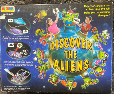 Discover the Aliens Board Game, Excellent Condition & Complete (ORDA Industries)