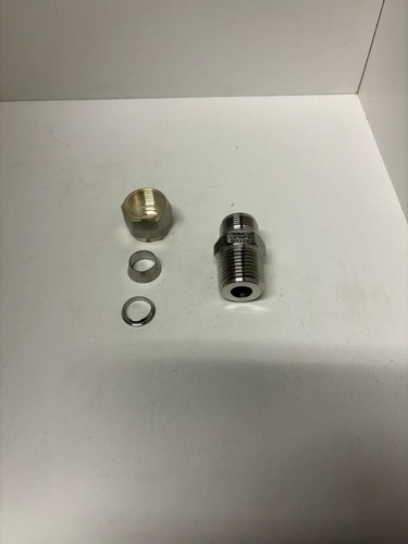 Stainless 316L Metric x Imperial Compression Male NPT Connectors 6MM-20MM OD - Picture 3 of 3