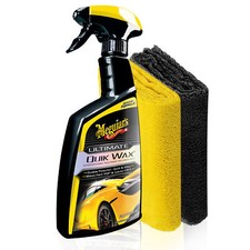 Sprühwachs Auto Meguiars Ultimate Quik Wax 473 ml Spray Wax + Mikrofasertücher