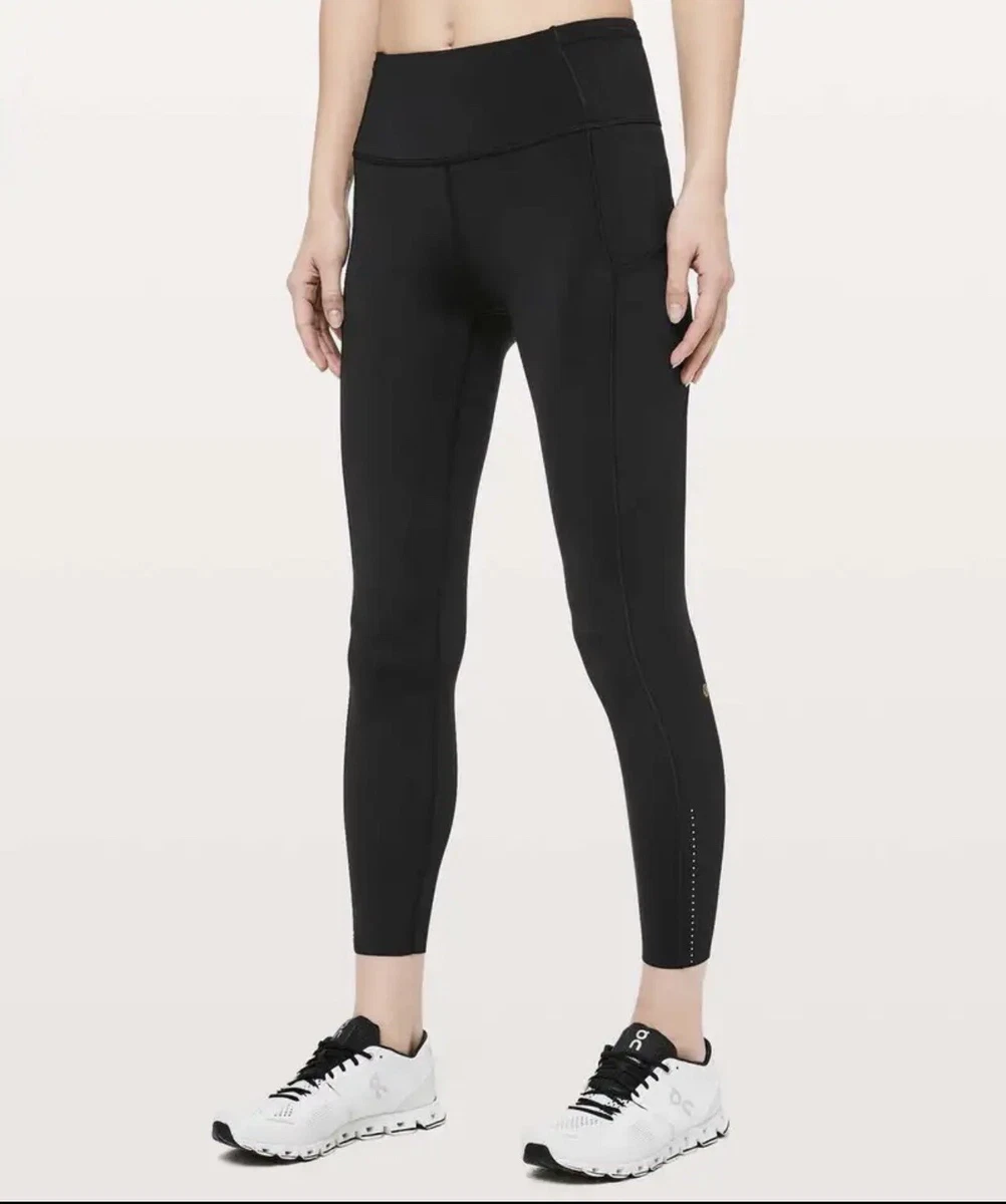 Lululemon Black Size 2 Women's Fast ans Free Hi Rise leggings w pockets