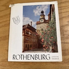 Vintage Rothenburg over the Tauber Guide with Illustrations and map