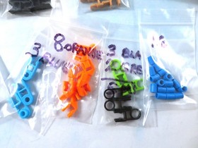 KNEX Mixed Lot Of 605 Pieces Sorted Plastic K'NEX Original Parts Serpent Coaster