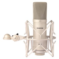 Condenser Microphone XLR, 34mm Gold-Sputtered Large Diaphgram Professional