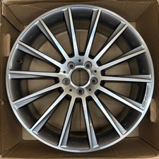 MERCEDES GLC AMG TURBINA 20" ALEACIÓN RUEDA GRIS CORTE DIAMANTE DELANTERO A2534011900