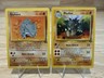 Pokémon Rhyhorn Jungle 61/64 & Rhydon Jungle 45/64 1999 Wizards