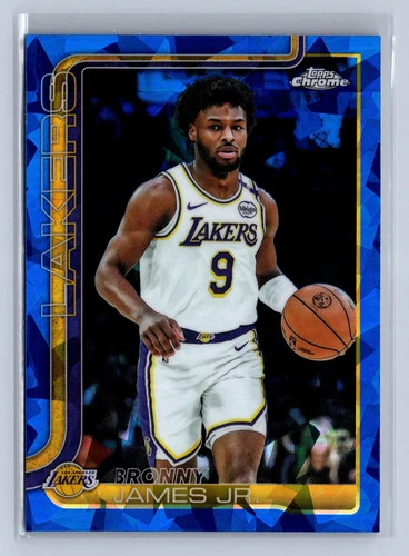 2025-26 Topps Chrome Sapphire Bronny James Jr. #182