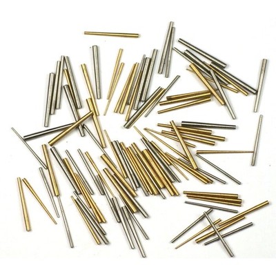 Uhrenkegelstifte 100x Stahl Messing verschiedene Mixgrößen Stift konisch Reparaturteile