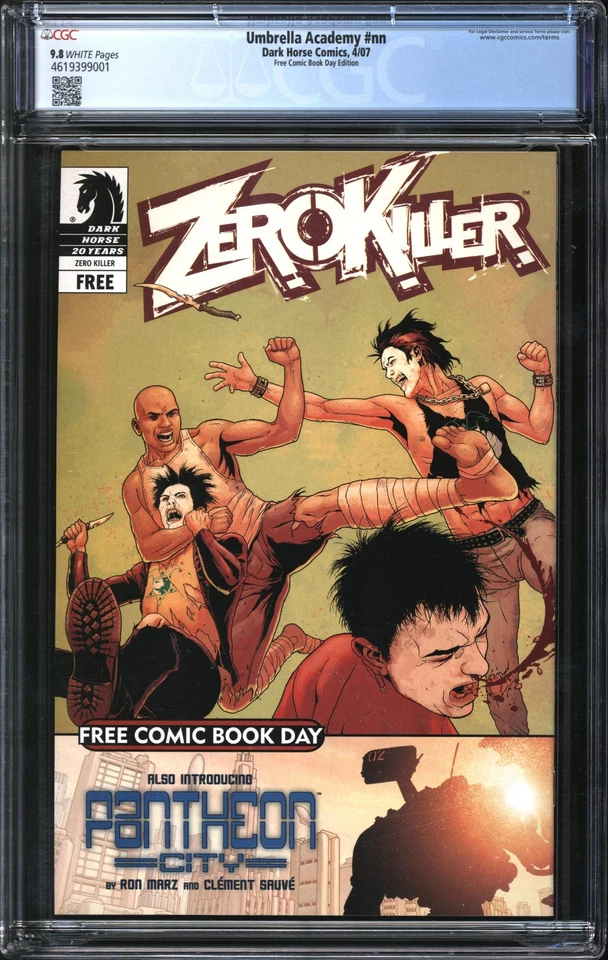 Umbrella Academy (2007) #1 Free Comic Book Day Edition CGC 9.8 NM/MT - Image 2 of 2