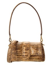 Jacquemus Petit Bambimou Croc-Embossed Leather Shoulder Bag Women's Brown